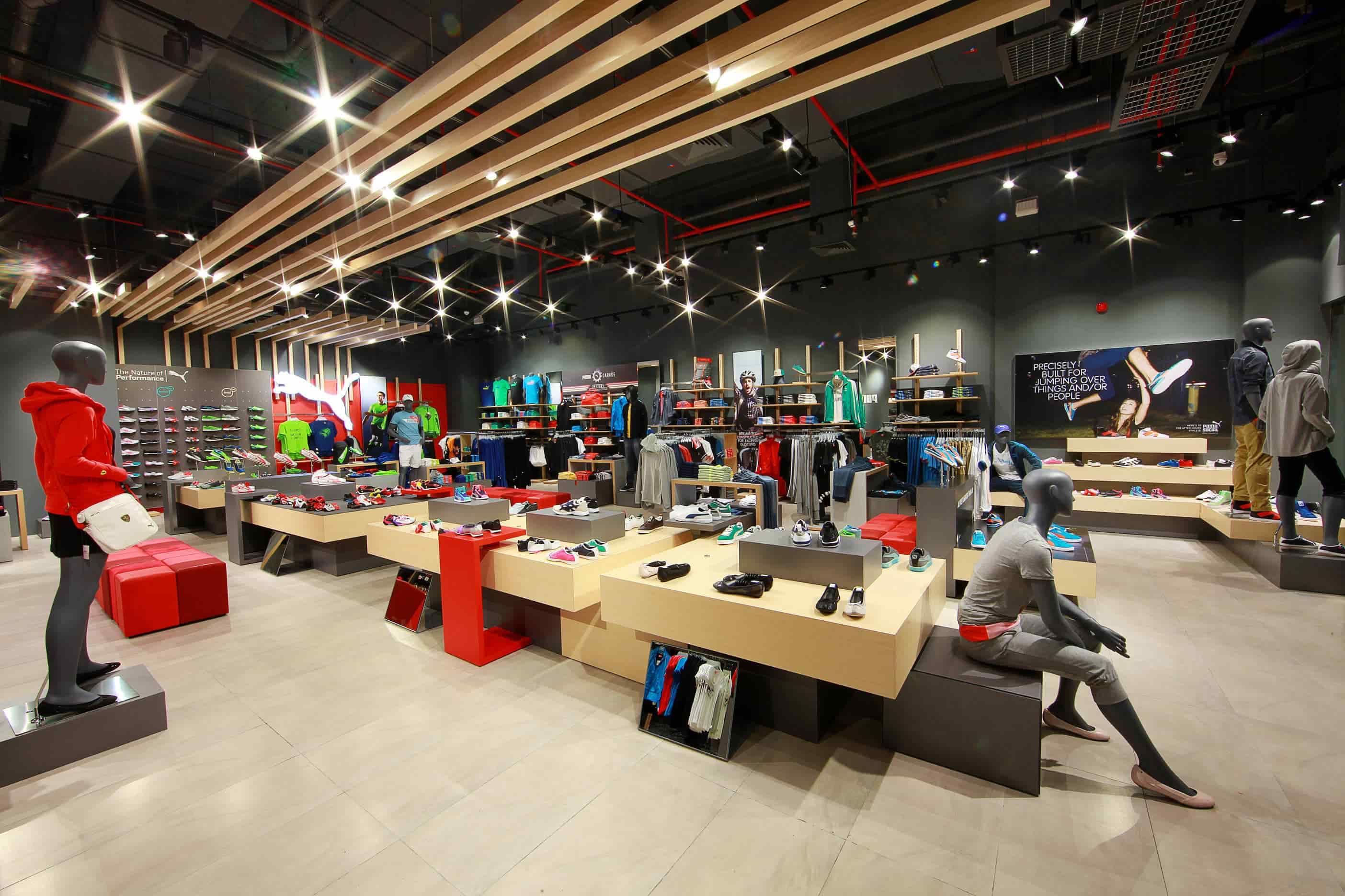 PUMA Dalma Mall Retail Fit Out Services ATG Interiors